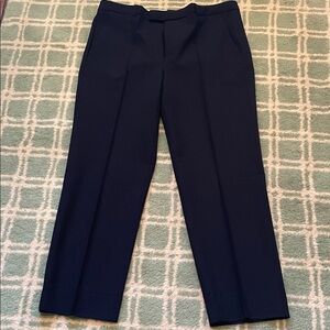 J crew front seamed stretch wool capri size 6